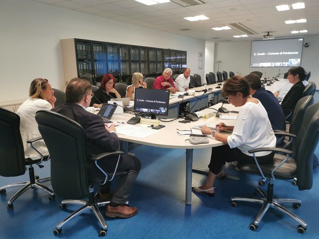 Un momento della seduta del Cal 15 luglio